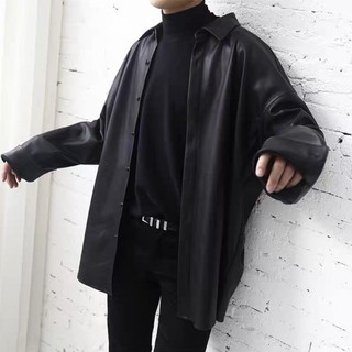 [Order] Áo Khoác Da Unisex Nam Nữ Oversize - Áo Khoác Da Mỏng Ulzzang Style Dáng Rộng