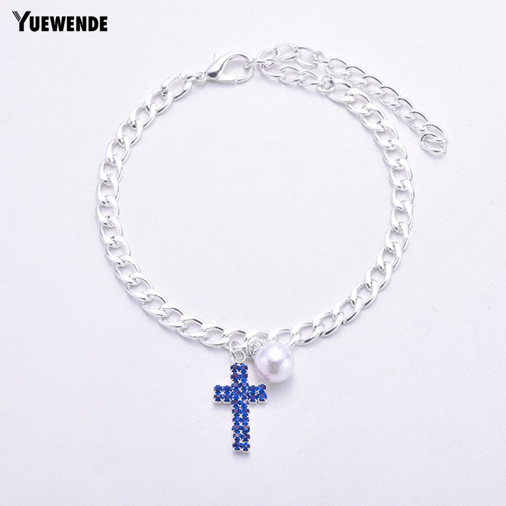 Vòng Cổ Mặt Chữ Thập Đính Đá Thanh Lịch Có Thể Điều Chỉnh Cho Thú Cưng