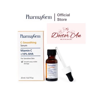 Pharmaform C-smoothing serum 20ml tinh chất sáng da chống lão hoá BS DA LIỄU AN