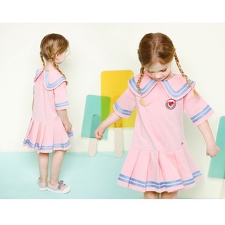 Váy cotton Jelispoon cổ sen đuôi cá