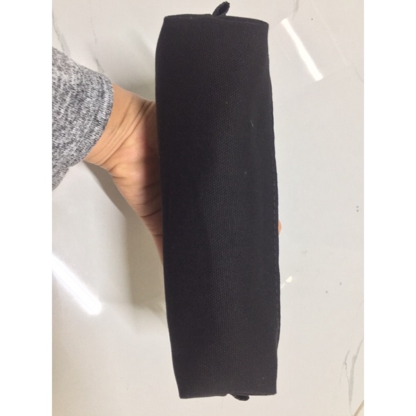 Combo 2  bóp viết vải bố canvac màu đen, trắng