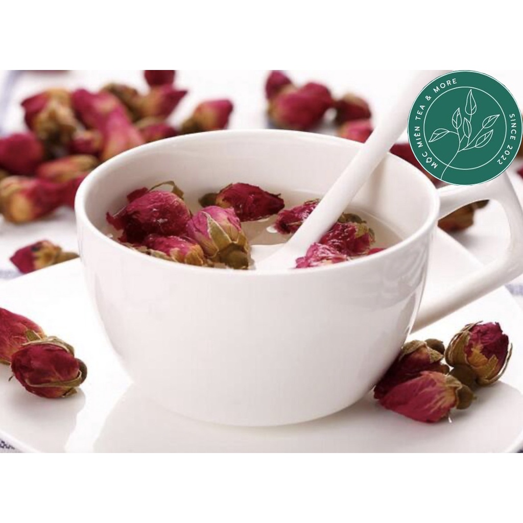 TRÀ NỤ HOA HỒNG TÂY TẠNG sấy khô nguyên nụ 50 - 200gram - Đẹp da, giảm stress, detox cơ thể