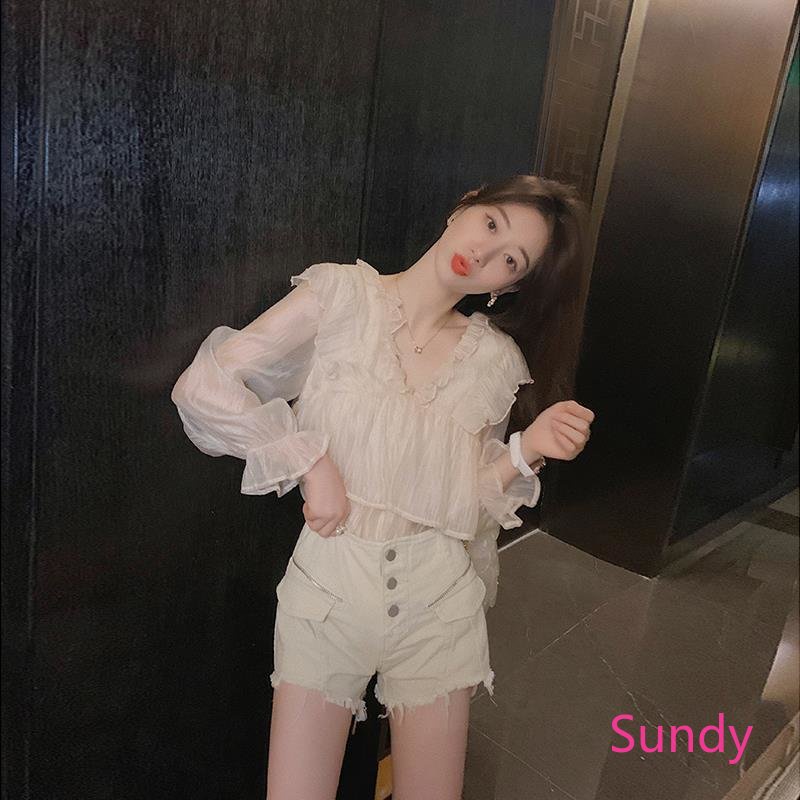 Áo Sơ Mi Chiffon Tay Dài Dáng Rộng Plus Size Phong Cách Phương Tây Thời Trang Xuân Thu Cho Nữ