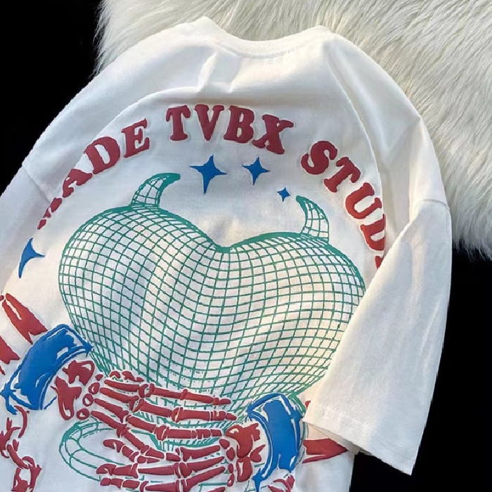 NRVP Áo Thun 100% Cotton Tay NgắN Plus Size Cho Nam Và Nữ