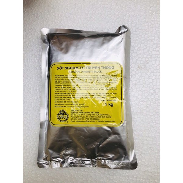Sốt Spaghetti Ottogi vị Truyền thống ( Gói 1kg tem vàng)