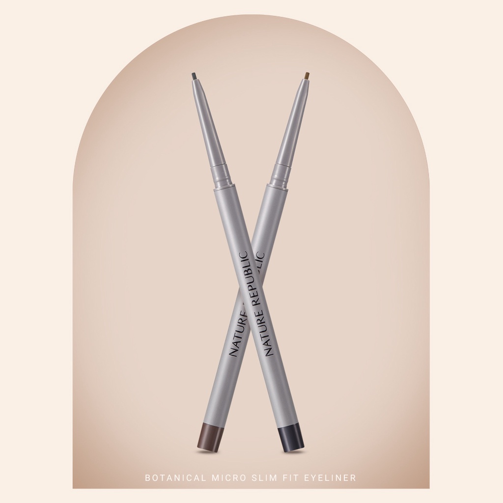 Nature Republic Chì kẻ mắt Botanical Micro Slim Fit Eyeliner 0.05g (màu 02 Brown)
