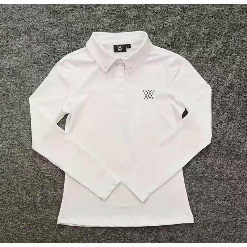 Áo Thun POLO Thể Thao Tay Dài Chống Nắng Ôm Dáng Thoáng Khí Khô Nhanh AZY1