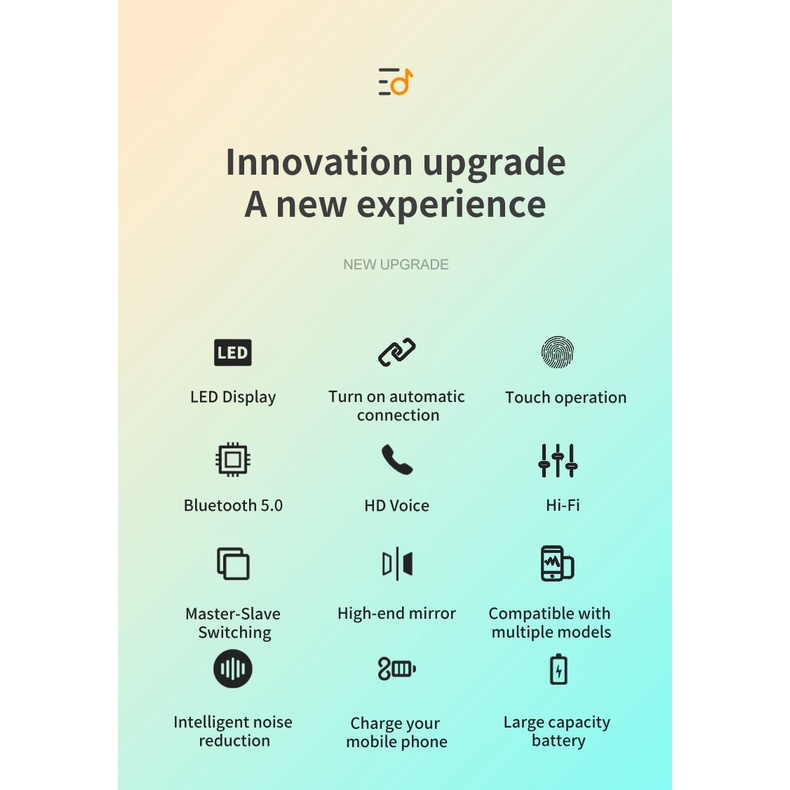 Tai Nghe Không Dây TWS Bluetooth 3500mAh Chống Nước Có Màn Hình LED Kèm Hộp Sạc