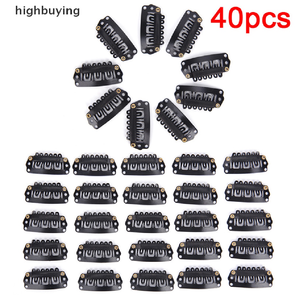 Set 40 Kẹp Nối Tóc Giả Hình Chữ U Bằng Thép Chuyên Dụng