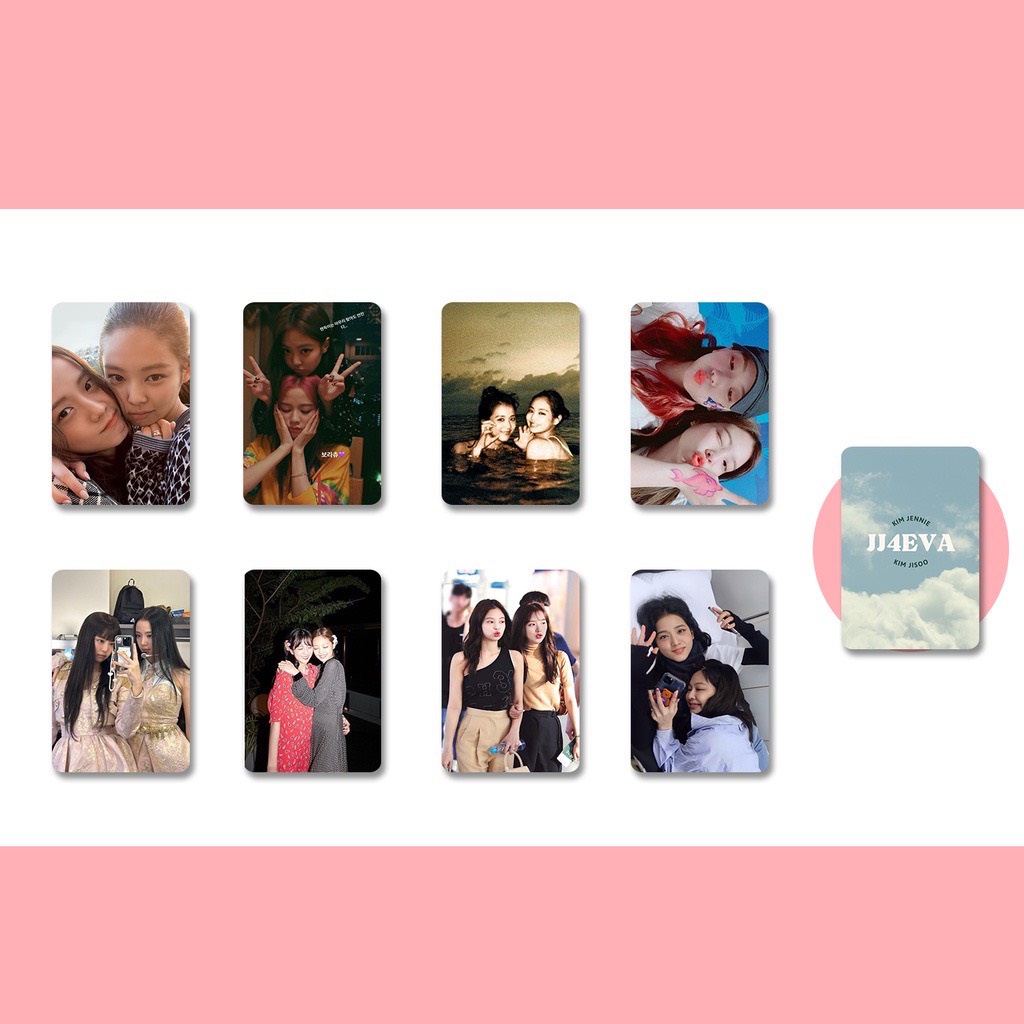 SET 8 CARD JENSOO BLACKPINK