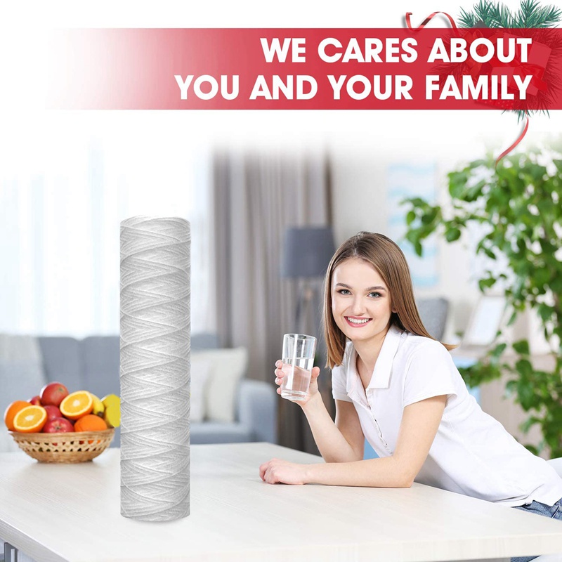 Set 6 Bộ Lọc Nước 5 Micrometre 10Inch Thông Dụng Thay Thế Cho Gia Đình