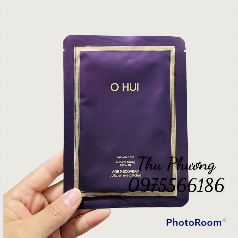 miếng mặt nạ chống nhăn chống lão hoá mắt ohui tím ohui baby collagen/ Ohui day shield