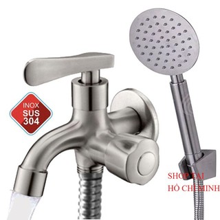 Củ sen tắm vòi sen tắm lạnh inox 304 thân đúc nguyên khối