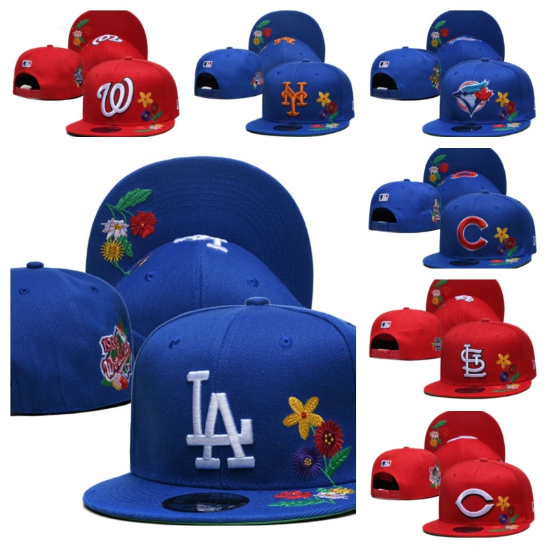 [Spot] Mũ chống nắng thể thao ngoài trời Mlb màu xanh mới dành cho nam và nữ Mũ bóng chày đa năng thông thường