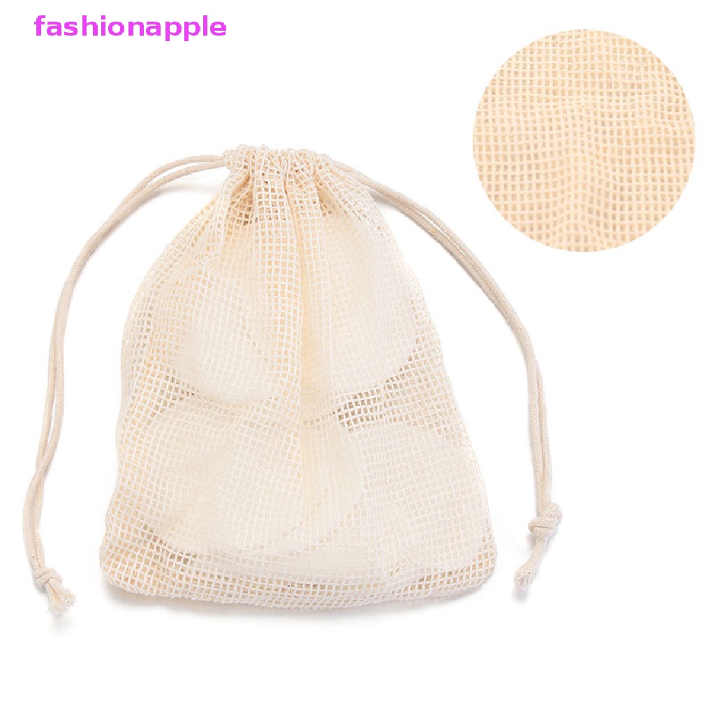 Túi Lưới Cotton Tẩy Trang Tái Sử Dụng Tiện Lợi