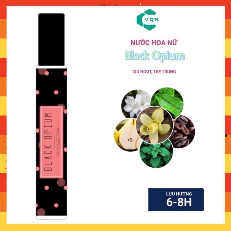 [ Chính hãng ] Black.Opium - Tinh Dầu Nước Hoa Pháp Cao Cấp - VQN-Thơm bền bỉ-Nước hoa chiết