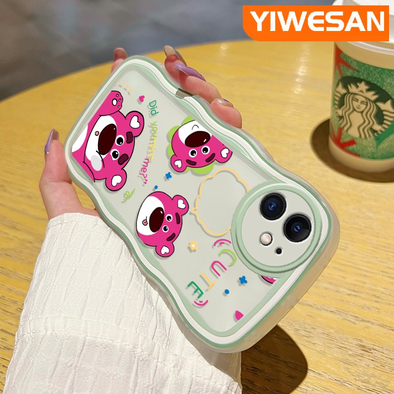 Ốp Điện Thoại Viền Gợn Sóng Hình Gấu / Dâu Tây Nhiều Màu Cho Samsung galaxy A12 4G A12 5G F12 M12 F23 5G F13 M13 Quantum 2