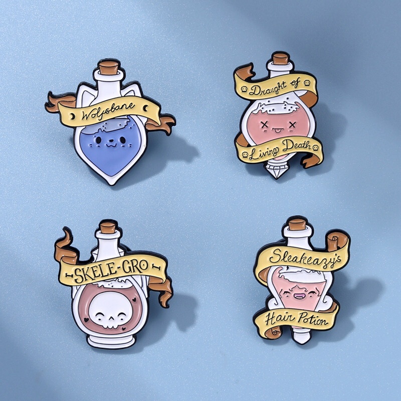 Huy hiệu cài áo MISS ZOE thiết kế hoạt hình nhiều mẫu tùy chọn đáng yêu