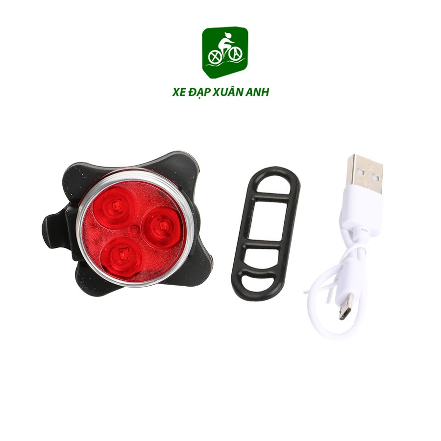 Đèn LED Pha Siêu Sáng Gắn Xe Đạp Sạc USB Chống Nước