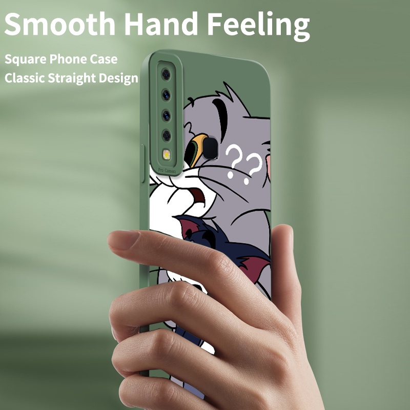 Ốp Điện Thoại Silicone Mềm Chống Sốc In Hình Mắt Thiên Thần / Mèo Hoạt Hình Cho Samsung Galaxy A9 2018