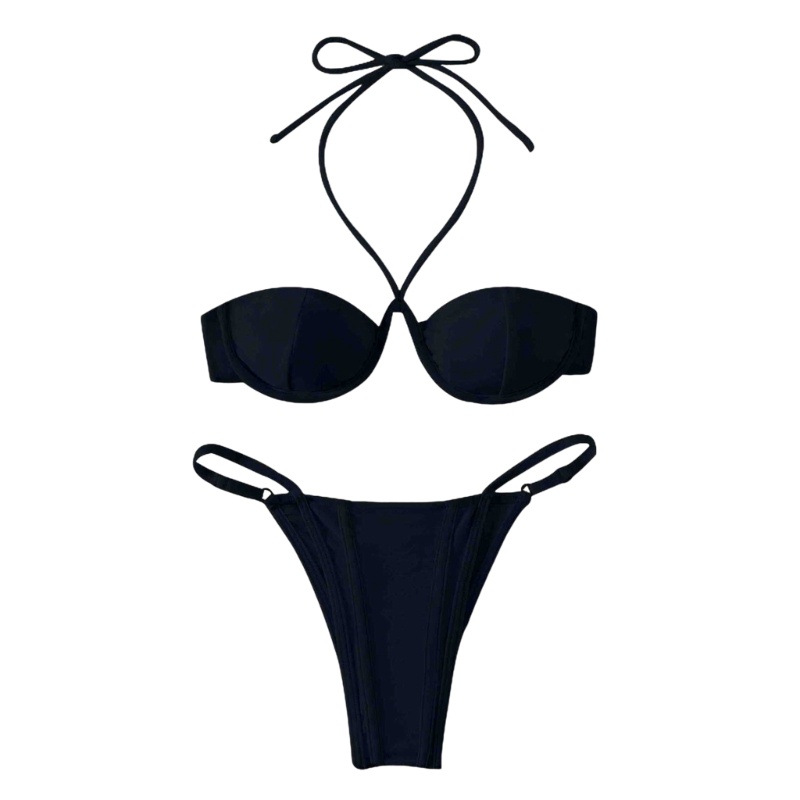 Bộ Đồ Bơi Bikini Hai Mảnh Họa Tiết Da Báo Thời Trang Gợi Cảm Cho Nữ