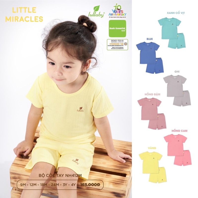 Bộ Petit Lullaby cộc tay cho bé ❤️