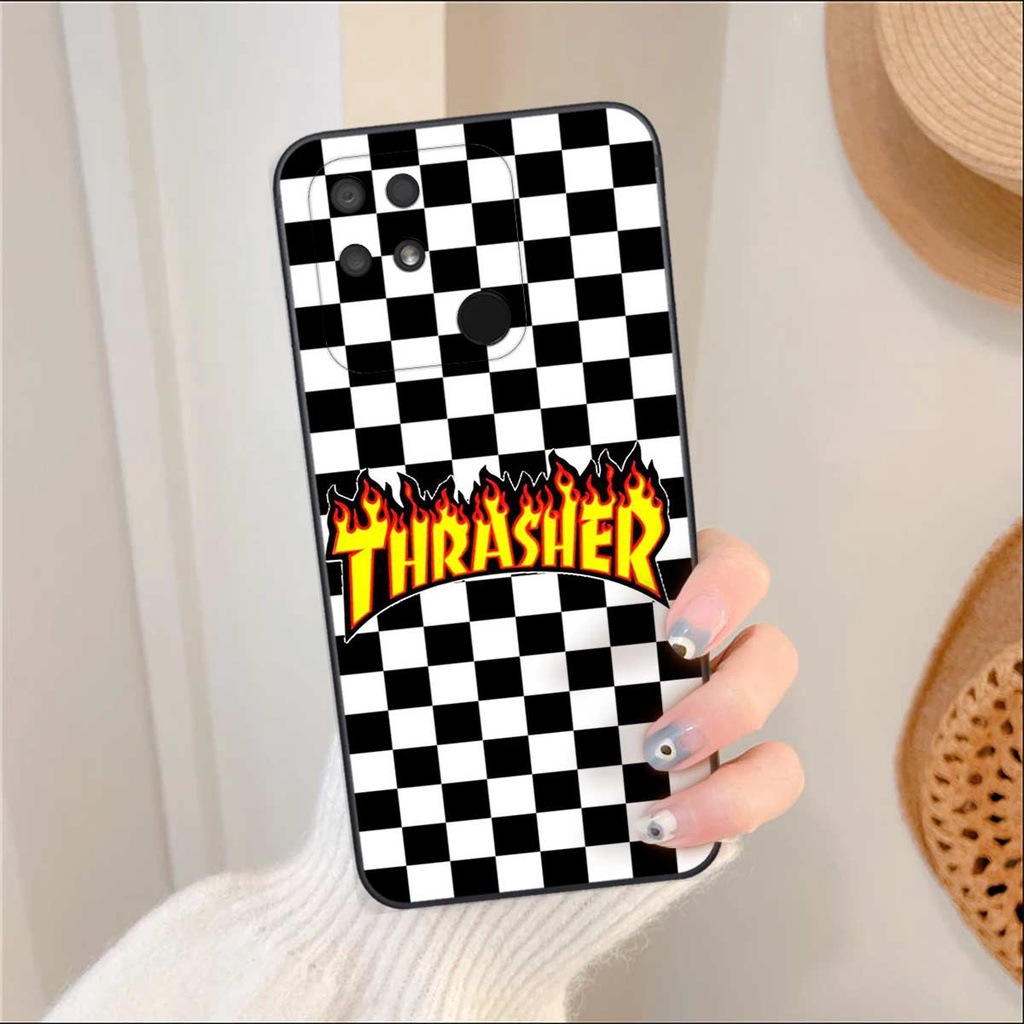 Ốp lưng Xiaomi Poco C40 hình caro, thời trang hàng hiệu cao cấp, vỏ ốp rẻ đẹp