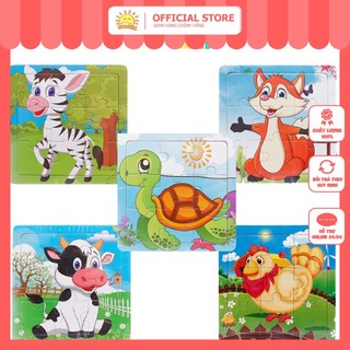 Combo 5 tranh ghép hình 9 mảnh