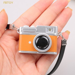 Fbtoy mô hình máy ảnh cổ điển mini có đèn flash và âm thanh trang trí nhà búp bê