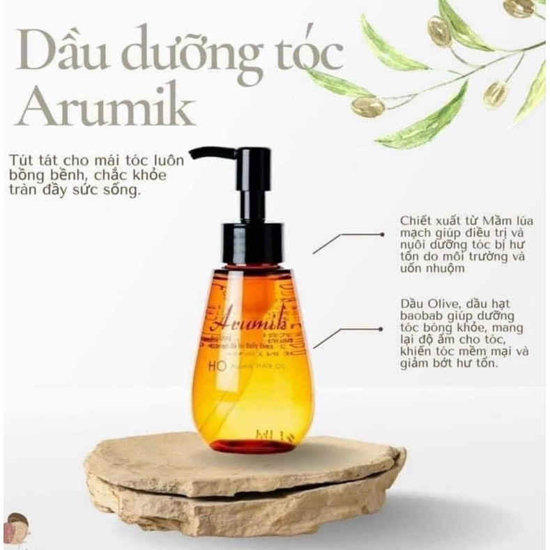 Dầu thơm Dưỡng tóc Arumilk của Nhật