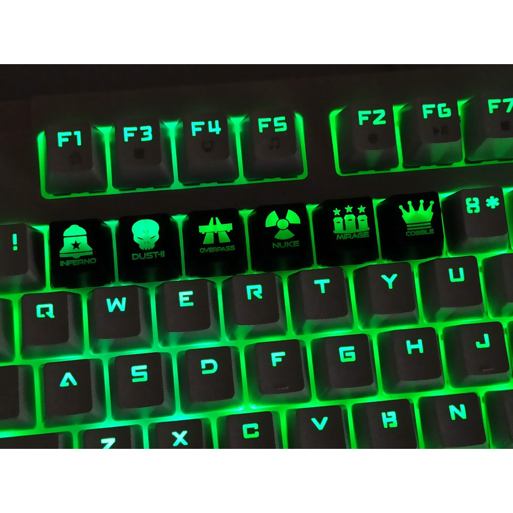 Nút Bàn Phím OEM R4 Bằng Nhựa Abs Có Đèn Nền Độc Đáo Cho Bàn Phím Cơ