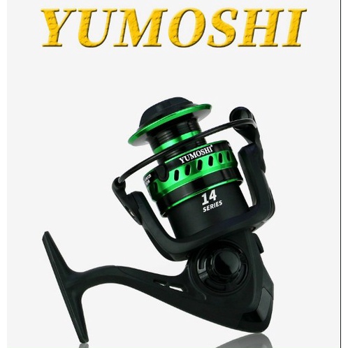 Máy Câu Yumoshi LT Màu Xanh Lá Đậm Chất Lượng Cao.
