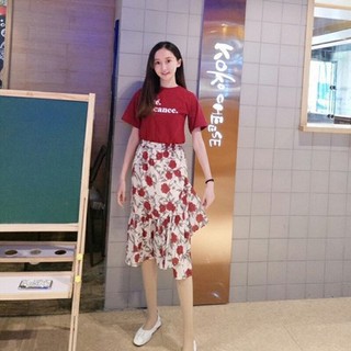 Order - Set áo + váy hoa mùa hè Ulzzang ( Ảnh thật ở cuối )