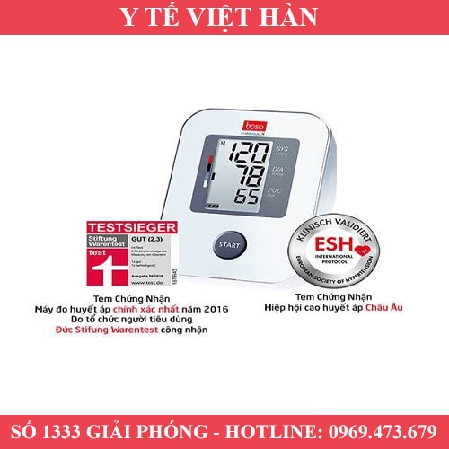 MÁY ĐO HUYẾT ÁP ĐIỆN TỬ BẮP TAY BOSO MEDICUS X - BẢO HÀNH 36 THÁNG - NHẬP KHẨU TỪ ĐỨC