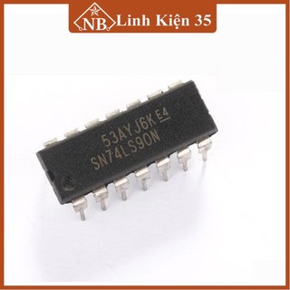 Đếm thập phân 74LS90 DIP14 (Decade counter DIP14)