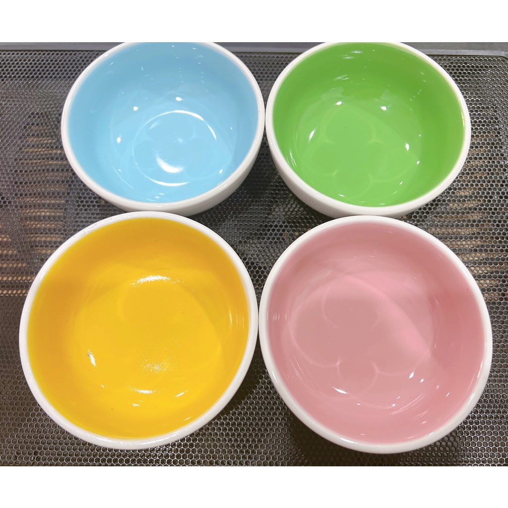 Chén ăn sứ tròn / chén sứ màu cho hamster