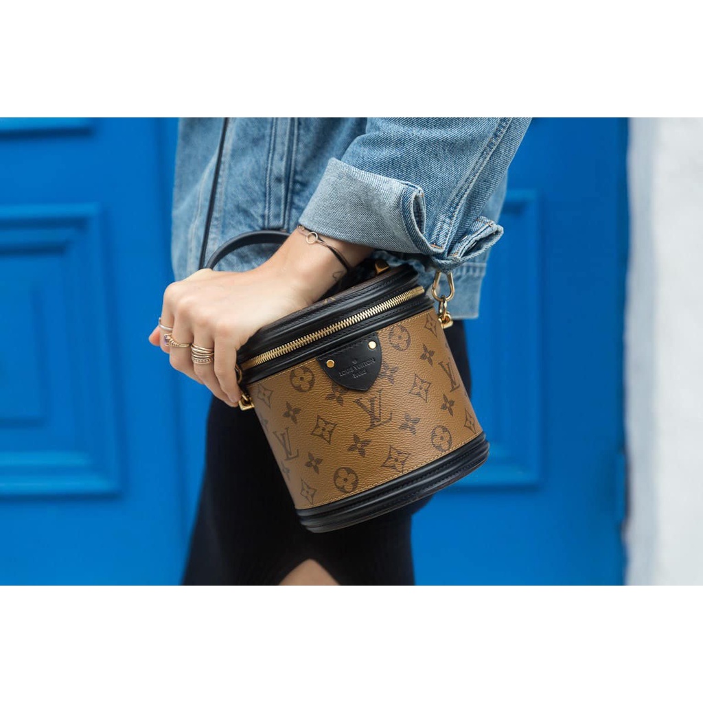Túi xách nữ đeo chéo cặp lồng họa tiết hoa lv. sang chảnh hót hít