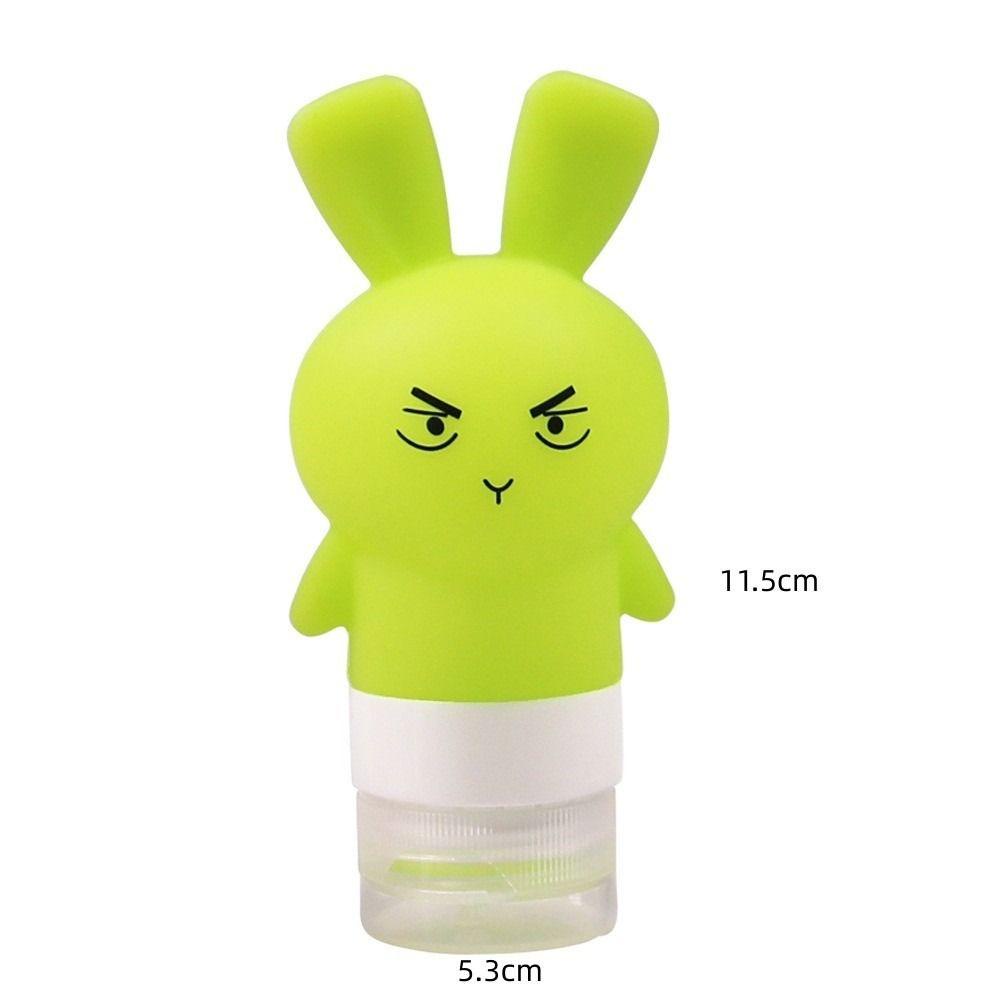 Chai Silicone Đựng Dầu Gội 75ml Có Thể Đổ Đầy Dễ Thương
