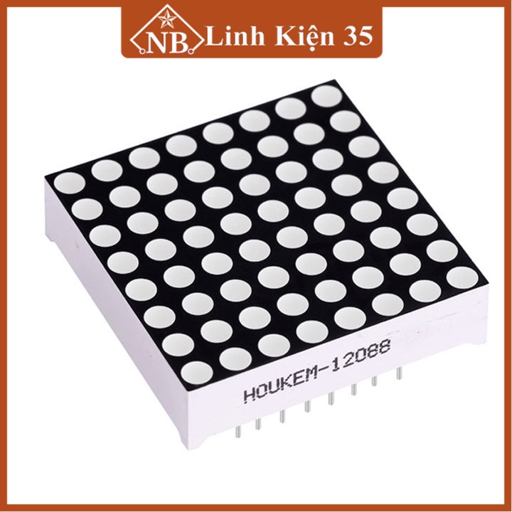 Led Matrix 8x8 ánh sáng đỏ điều khiển anot chung, làm biền quảng cáo, mạch chạy chữ