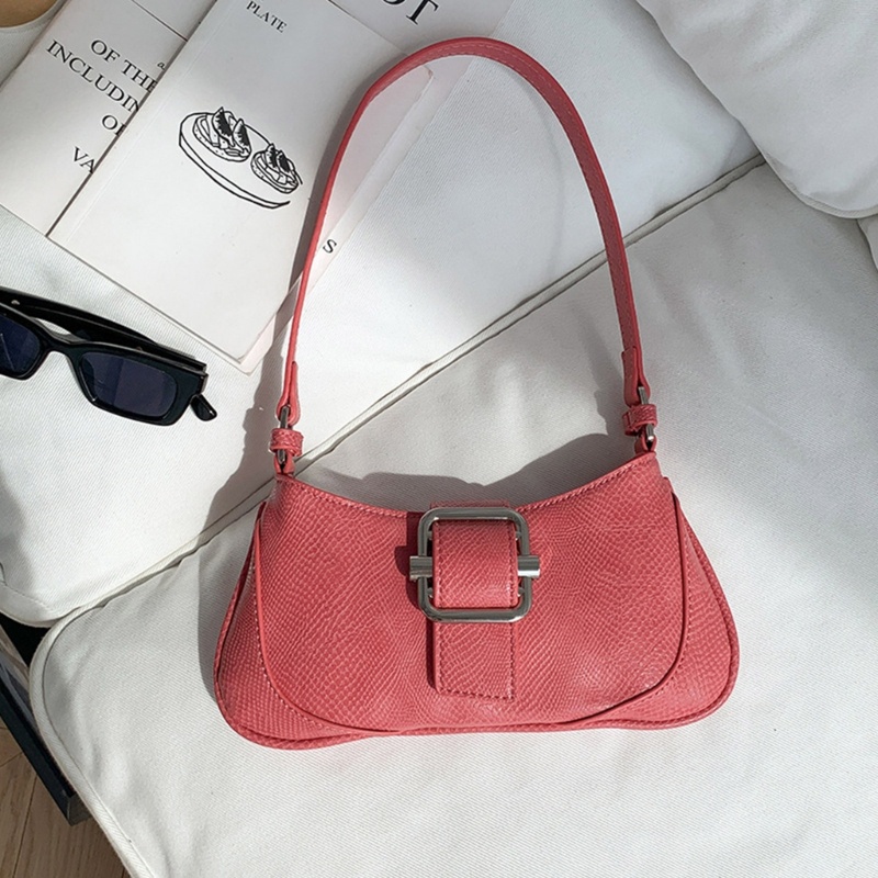 Túi Xách Da PU Đeo Dưới Cánh Tay Phong Cách Vintage Cho Nữ