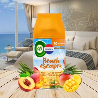 Bình xịt thơm phòng Air Wick Maui Mango Splash HƯƠNG ĐÀO, XOÀI 250ml, khử mùi, thư giãn