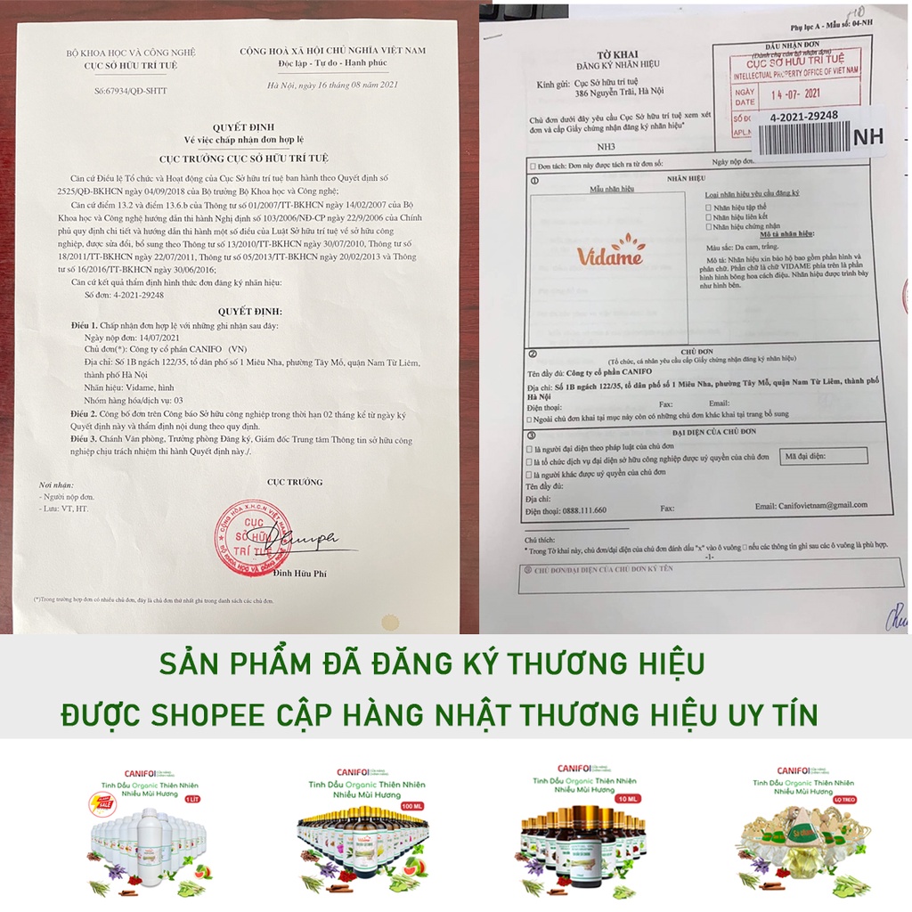 Tinh dầu long não nguyên chất 100ml Canifo có kiểm định COA  - Tinh dầu thiên nhiên xông phòng, đuổi muỗi, làm thơm nhà