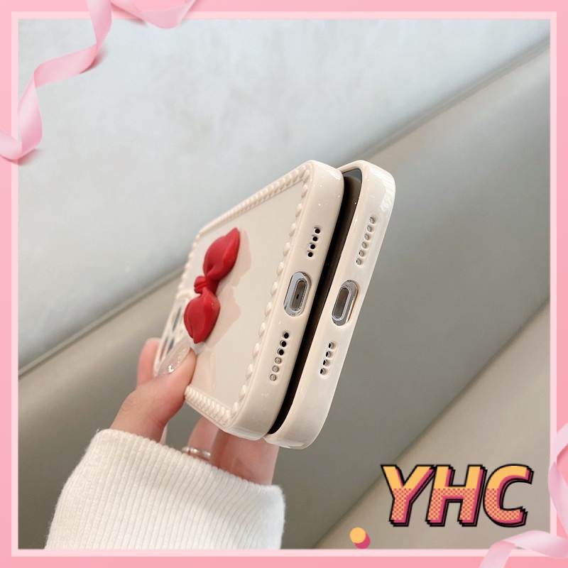 Ốp Điện Thoại Màu Trơn Hình Trái Tim / Nơ Cho iPhone 6 / 6S / 6splus / se / 7 / 7plus / 8 / 8plus / X / xs / xsmax / 11 / 12 / 13 / 14 /pro max-078