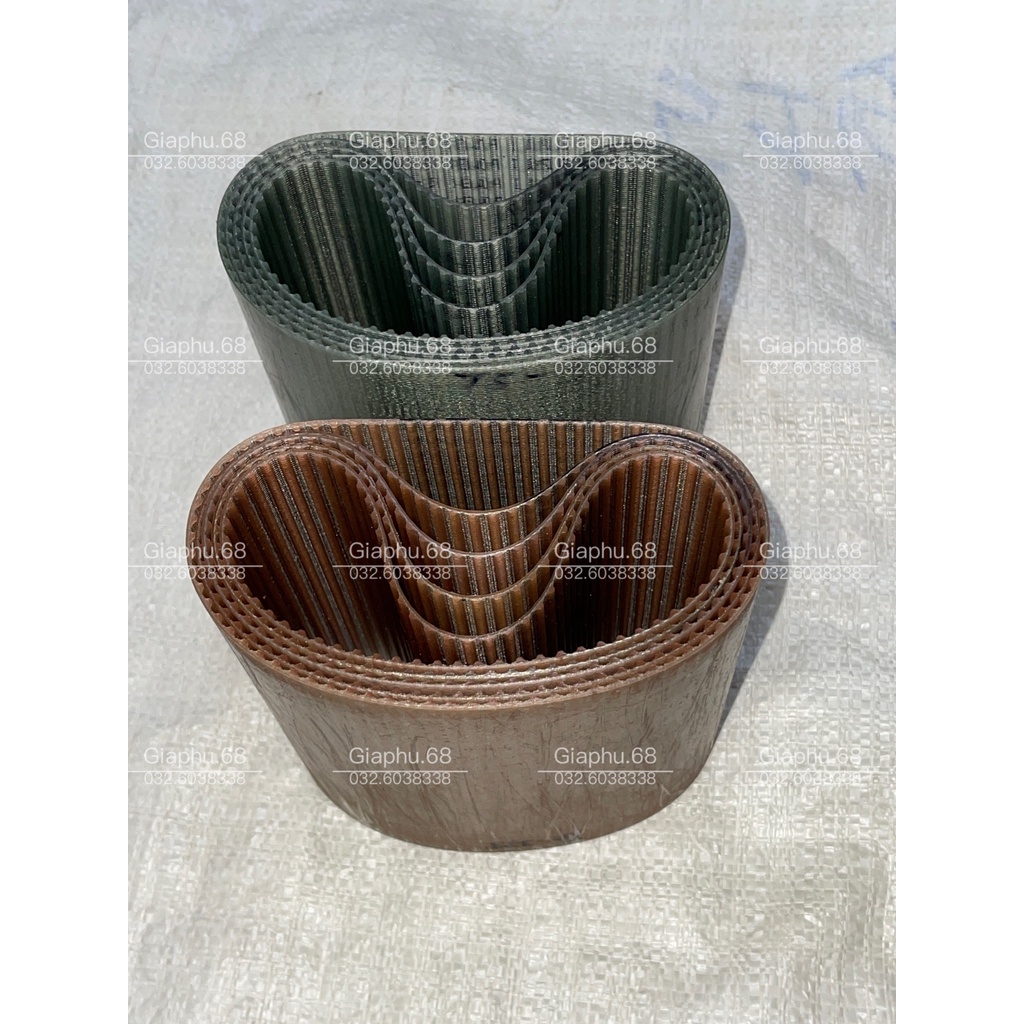 Dây Curoa PU răng T5/AT5 bản 10mm, 20mm, 30mm, 40mm ,50mm