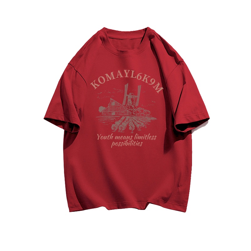 NRVP Áo Thun 100% Cotton Tay NgắN Plus Size Cho Nam Và Nữ