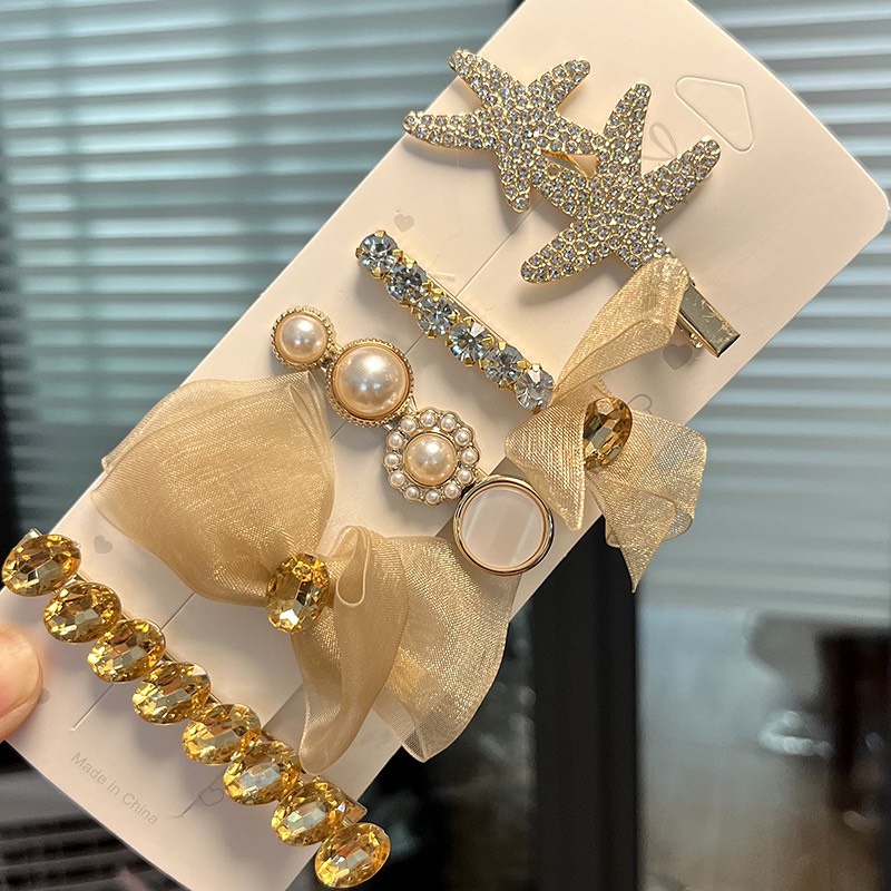 Set kẹp tóc đính đá, đính ngọc