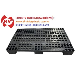 Pallet Nhựa Khôi Việt 1000x600x100 màu đen