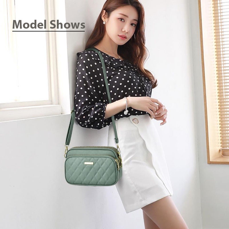 Túi Xách Da pu Nhiều Ngăn Phong Cách Hàn Quốc Thời Trang Cho Nữ