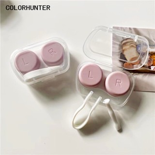 Hộp đựng kính áp tròng Colorhunter màu pastel xinh xắn tiện dụng