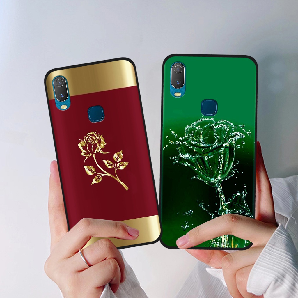 Ốp lưng Vivo Y11 / Vivo 1906, ốp điện thoại vivo hình hoa, hươu nai sang trọng